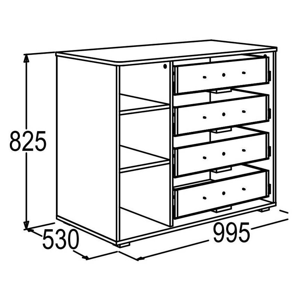 Уголок школьника Омега 16 комод