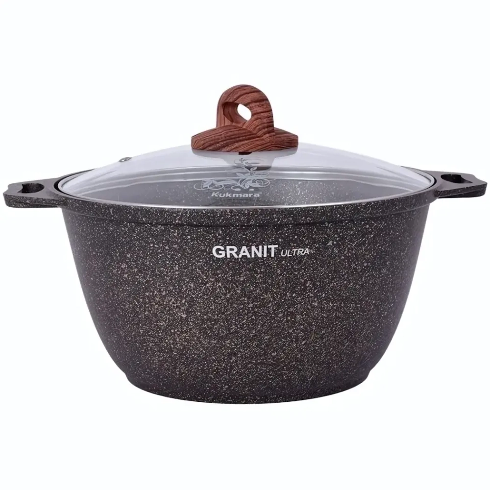 Кастрюля 3л «Granit ultra» (original) со стеклянной крышкой кго32а