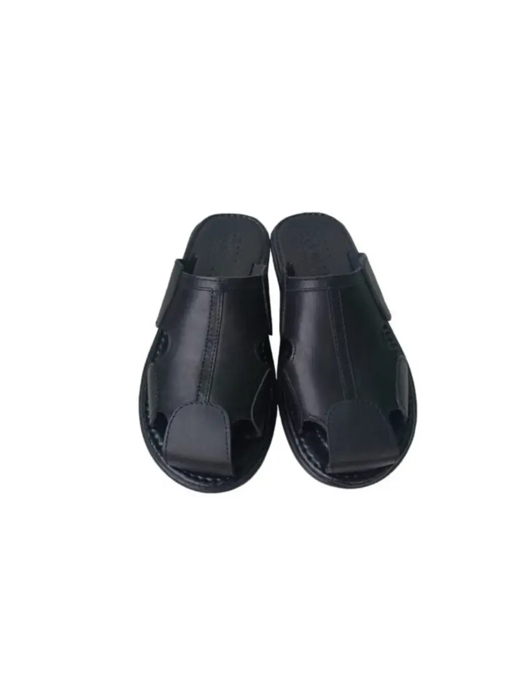 Шлепанцы из натуральной кожи