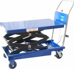 Тележка гидравлическая платформенная AE&T YTJ-S35 (грузоподъемность-350 кг)