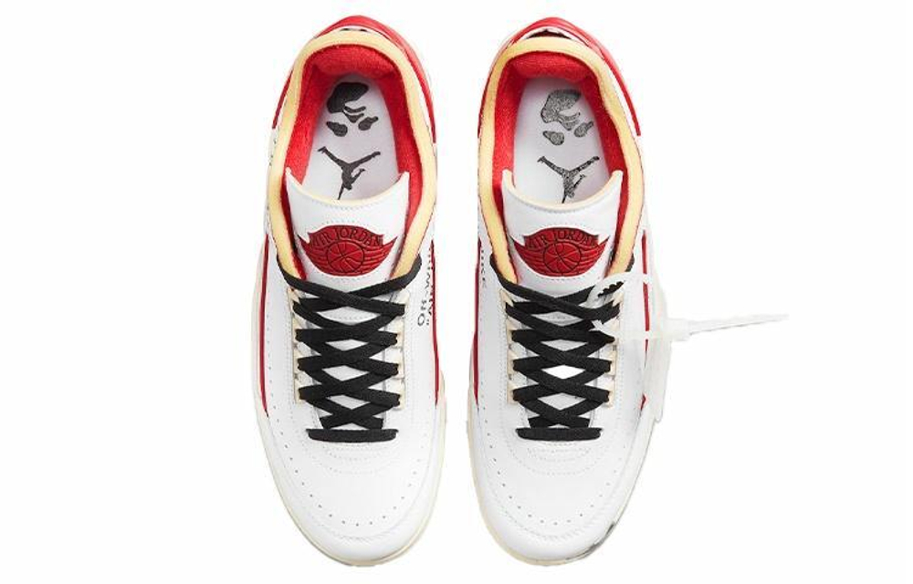 Кроссовки Off-White X Jordan Air Jordan 2 Retro Low Sp "White And Varsity Red"
