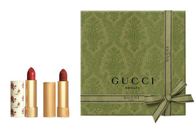 Набор декораторской косметики GUCCI Pouring Color Velvet Lip Balm Makeup Sets Glossy Lip Luster And Radiance Three-Piece Set