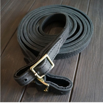 Повод для узды кожаный двойной