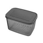 Контейнер для замораживания и хранения продуктов "кристалл" 1,7л (черный)