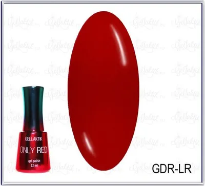 Gellaktik Гель-лак ONLY RED (GOR-6) Роскошный красный 12 мл