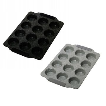 Форма для запекания порционная Kamille KM-6039 из углеродистой стали с 12 отделениями