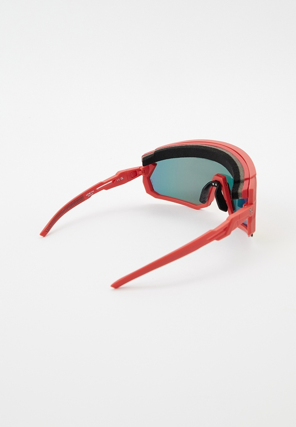 Спортивные очки с диоптриями HILX Samurai / Matt Solid Red / Red Polarized Lens + Clear Lens