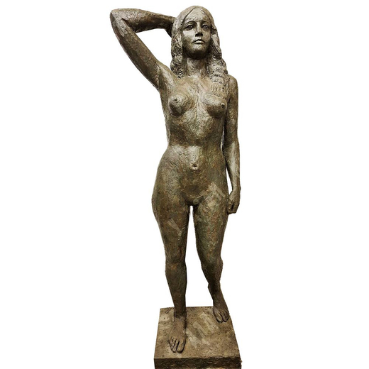 [Последняя работа автора] Динес Ю. С. Купальщица. Пластилин, лепка. 2017 г.