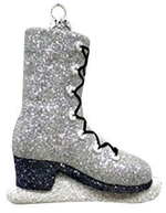 Елочное украшение Коньки 11 см, пластик