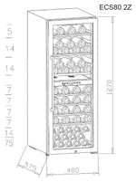 Винный шкаф La Sommeliere ECS80.2Z