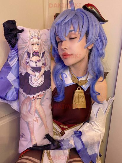 Мини дакимакура Коконат из Кошачий рай Некопара арт. M0719, 60х20 см