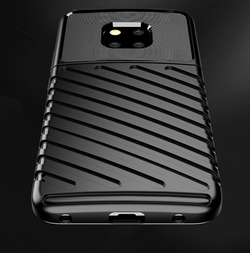 Чехол для Huawei Mate 20 Pro (Mate20 RS) цвет Black (черный), серия Onyx от Caseport