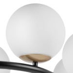 815360 Люстра CROCO 6х40W E14 ЧЕРНЫЙ МАТОВЫЙ/ЗОЛОТО