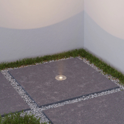 Светильник ART-GROUND-SLIM-R130-9W Warm3000 (SL, 30 deg, 24V) (Arlight, IP67 Металл, 3 года) 038165