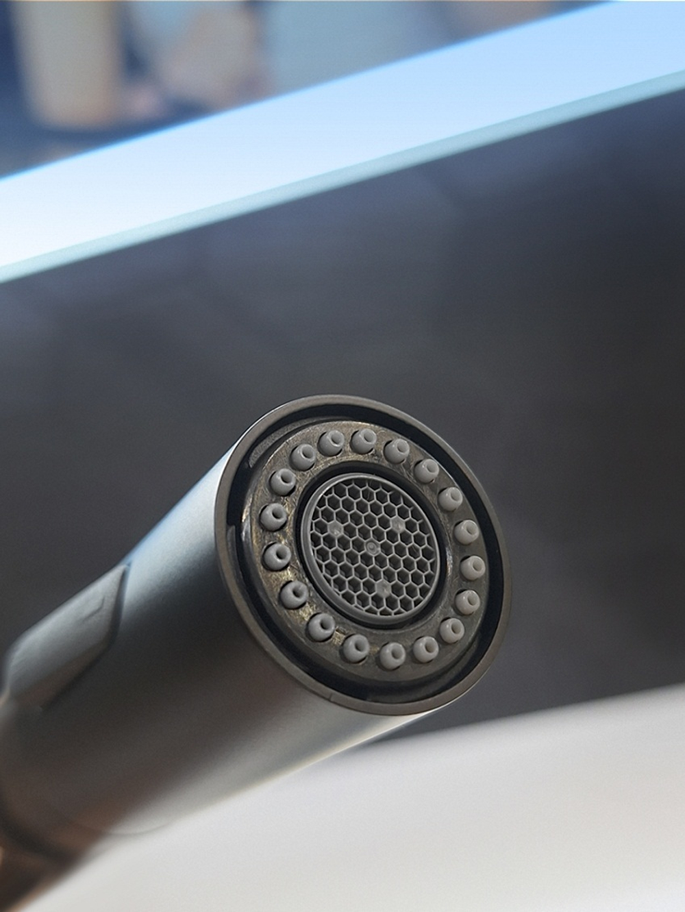 Смеситель для кухни с гибким изливом AltroBagno Flusso 050204 MB