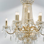 700162 Люстра подвесная CLASSIC 16х60W E14 ЗОЛОТО