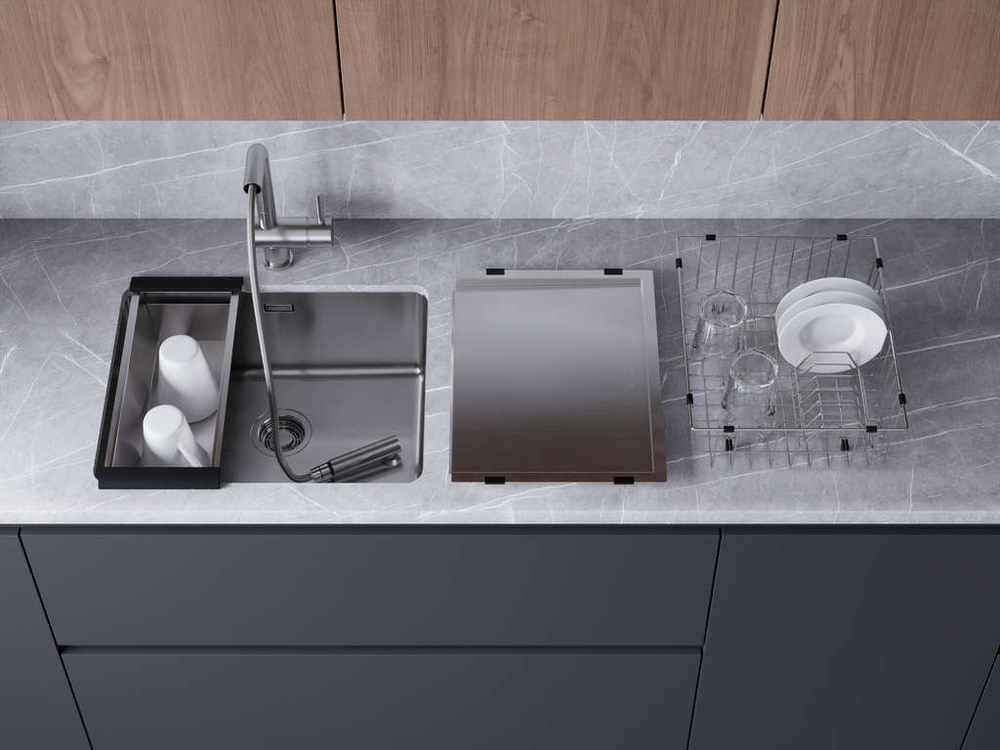 Кухонная мойка Omoikiri Tadzava 54-U/I ULTRA-LG светлое золото 4993266