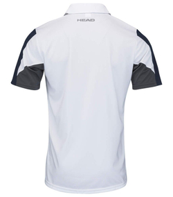 Мужское теннисное поло Head Club 22 Tech Polo Shirt M - белый