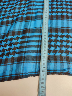 Палантин в клетку