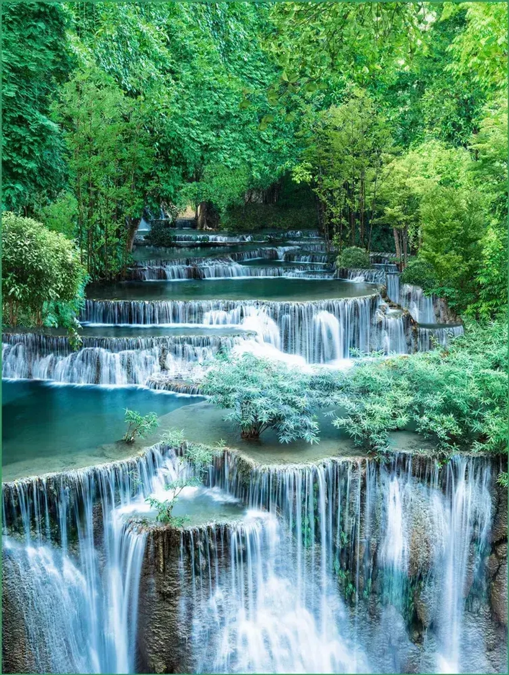 Фотообои Vostorg № 249 Серебряный поток 196х260см