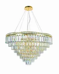 2796E/18A GOLD+CLEAR (1) Люстра (в 2-х коробках) NW