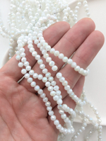 Бусины стеклянные рондель 4*3мм