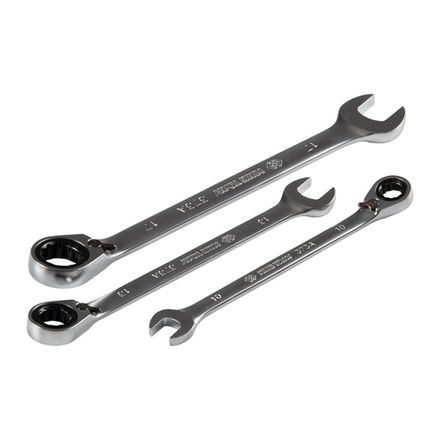 Цена на KING TONY (122A06MR01) Набор комбинированных трещоточных ключей, 8-17 мм, 6 предметов