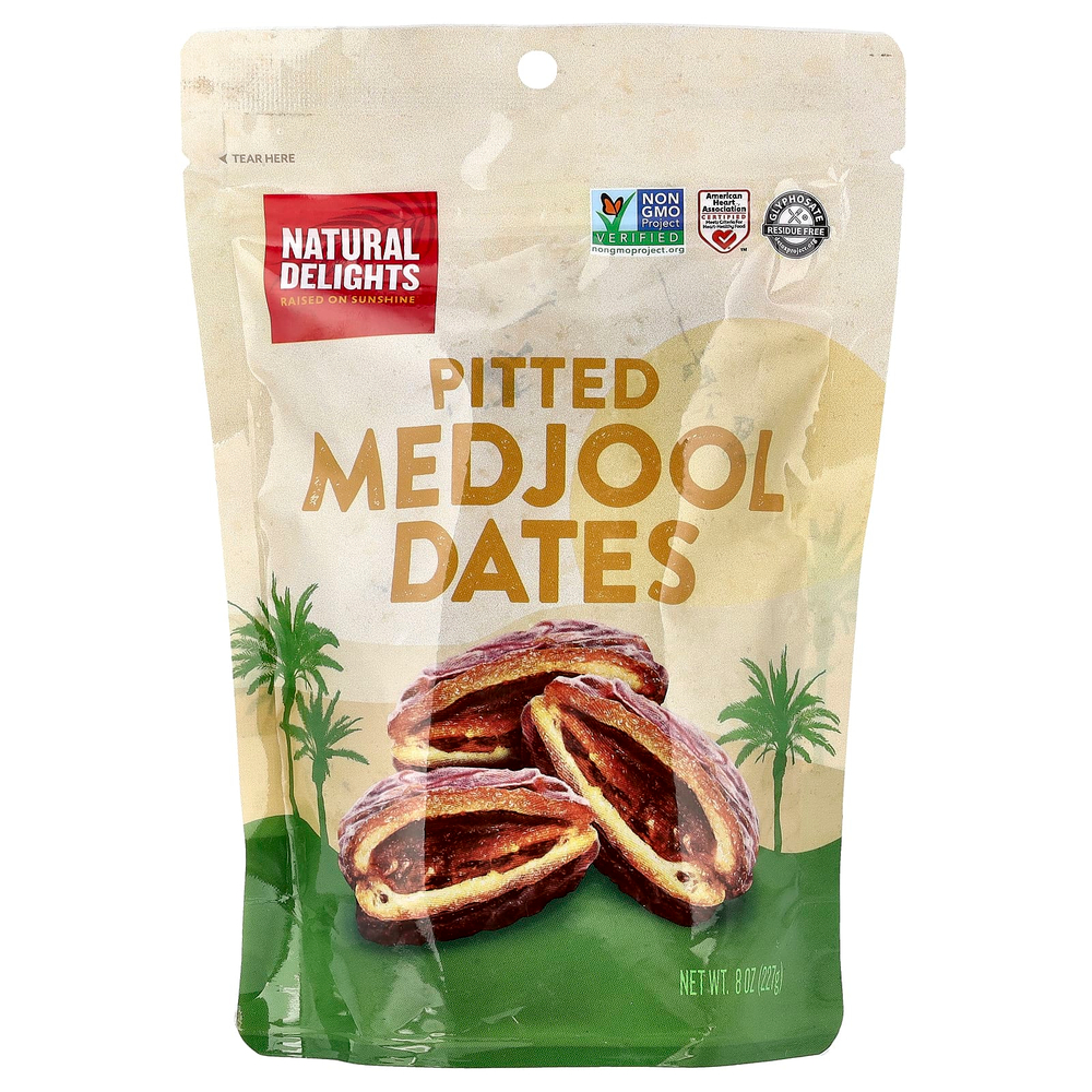 Natural Delights, Medjool без косточек, 227 г (8 унций)