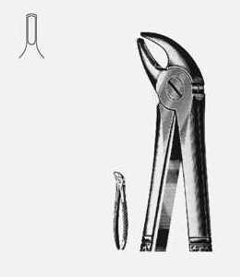 Щипцы для удаления молочных резцов нижней челюсти 38 ВР-Щ-179