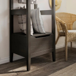 Шкаф для одежды - IDANÄS IKEA/ИДАНАС ИКЕА, 49х59х211 см, чёрный