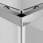 Душевой уголок Niagara Nova NG-6630-34 100х100 стекло прозрачное/профиль хром
