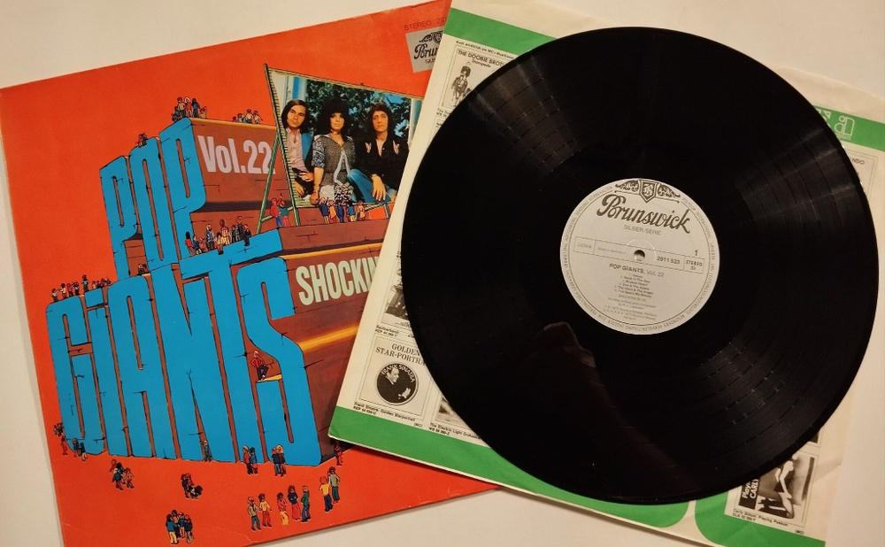 Винтажная виниловая пластинка LP Shocking Blue Pop Giants, Vol. 22 (Germany 1975)
