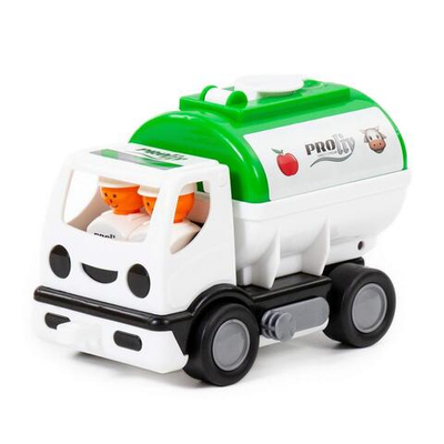 Машина с цистерной "Мой первый грузовик" "PROliv" зелёный, в сетке (Полесье)