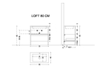 Armadi Art Консоль LOFT 80