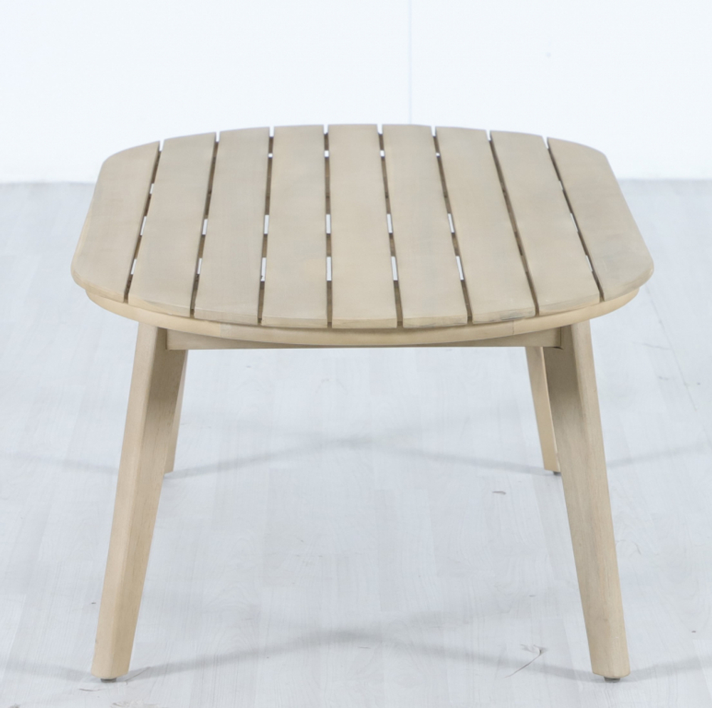 Столик деревянный кофейный Tagliamento Madrague, светлый тик