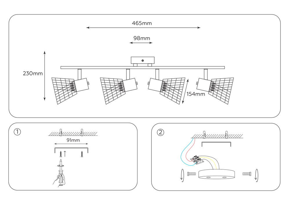 Ambrella Настенно-потолочный спот в стиле лофт Loft TR8603