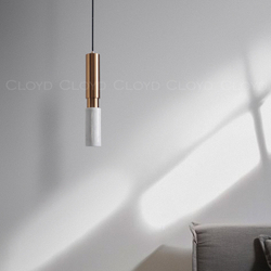 Подвесной светильник Cloyd SEQUEL P1 / латунь - бел.мрамор (арт.11061)