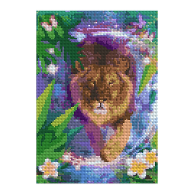 Алмазная мозаика 21*30 см полн.заполн. "Отважное сердце" (Lori)