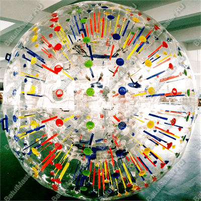 Светящийся зорб "Магический шар" ТПУ, диаметр 2.2 м