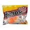 Твистер Helios Credo Double Tail 1,96&quot;/5 см Pearl &amp; Orange 10шт. (HS-27-019)
