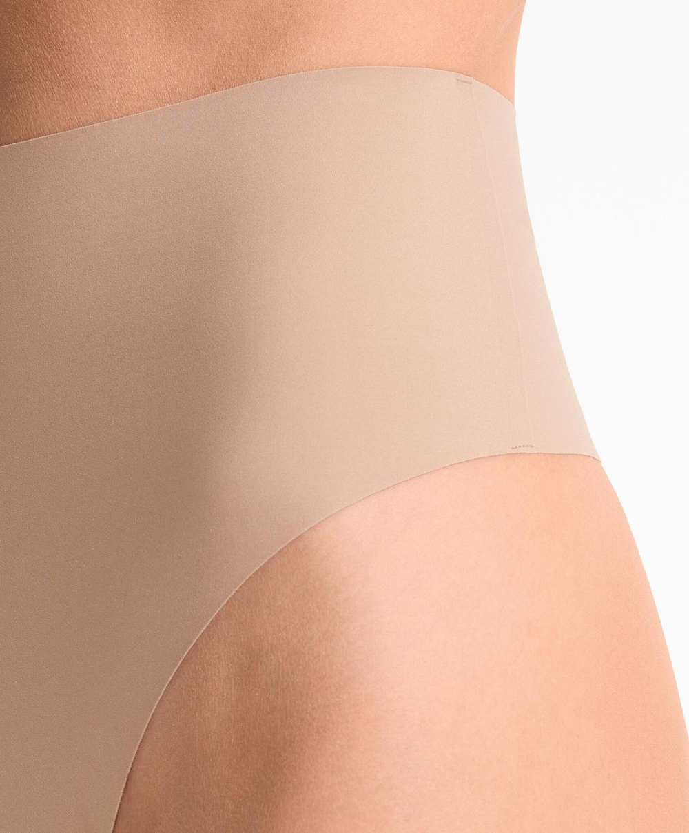 OYSHO Набор из 2 трусов-стрингов из полиамида, бежевый