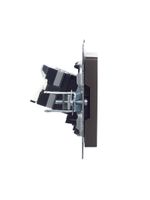BRITE Розетка компьютерная RJ45 кат.5E РК10-БрТБ темная бронза IEK