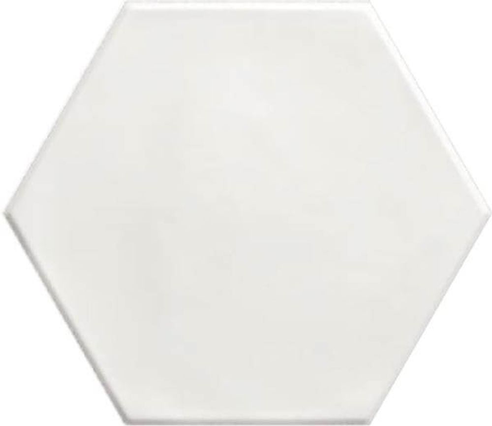 Ribesalbes Geometry Hex White Matt 15x17.3