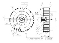 Рабочее колесо вентилятора дутьевого ВД-3.5