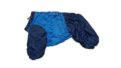 Комбинезон, утепленный байкой 27 девочка (обхват груди 55 - 61) синий - темно синий