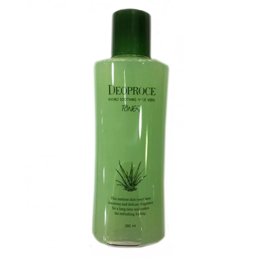 Тонер для лица с алоэ вера DEOPROCE Hudro Soothing Aloe Vera Toner 380 мл