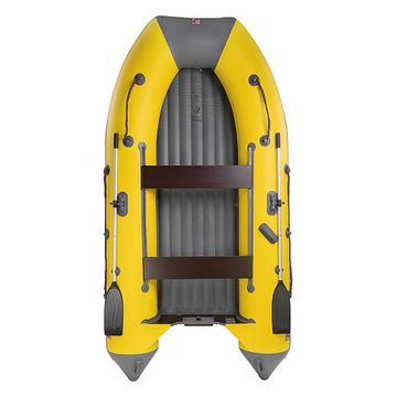 Лодка Алтай А320 надувное дно, желтый/серый (модель A-S320AS) Тонар