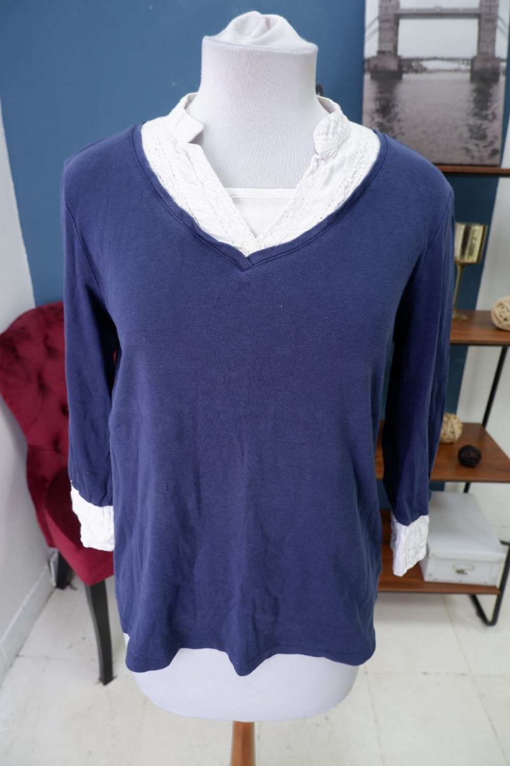 Джемпер Damart комбинированный 46 размер