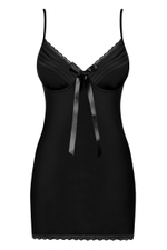 Облегающая сорочка Blackardi с лентой на лифе (Размер: XXL) (Цвет: синий)