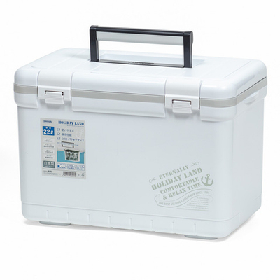 Термобокс - термоконтейнер,  SHINWA Holiday Land Cooler 22H белый